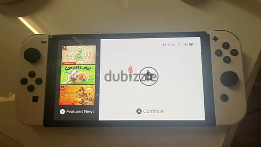 nintendo switch oled with box and all accessories