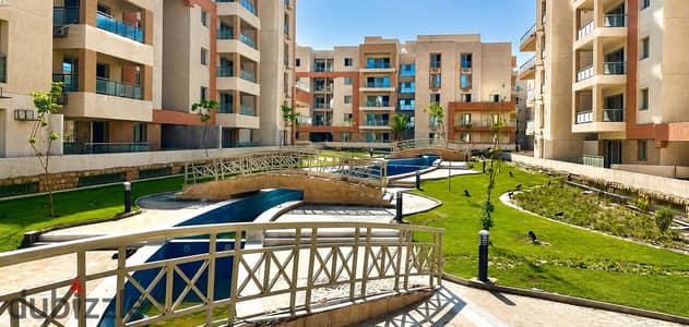 شقة بجاردن جاهز للسكن في أميز مرحلة بالكمبوند اشجار سيتي بفيو لاندسكيب | شقة للبيع -حي الاشجار- من المالك