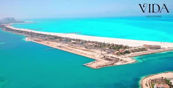 Fully finished Studio with hotel services for sale in the North Coast at Marina 5 Island The Island with installments over 10 years