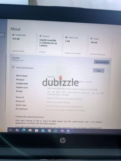 HP ZBook 15 G3