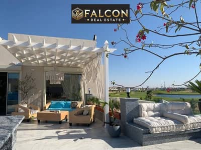 شاليه سى فيو بتشطيب vip للبيع بسعر الطرح الاول من بالم هيلز فى هاسيندا  hacienda راس الحكمه بالقرب من ماونتن فيو