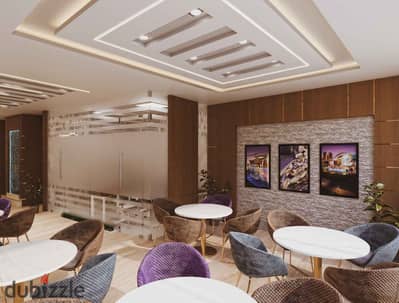 Cafe furnished 350 m for rent in a distinguished location in Smoha