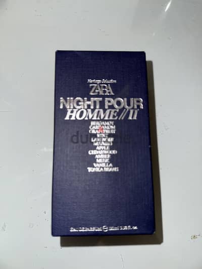 Brand New 100ml ZARA NIGHT POUR HOMME // II