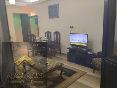 Furnished apartment for rent, 70 square meters, in the Third Settlement, opposite the German University, minutes from Al-Suwaidi Mosque and Arbella Ma