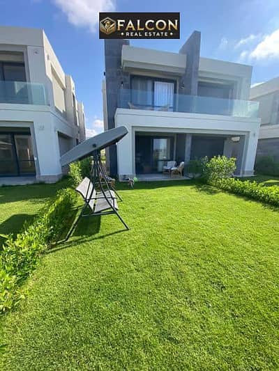 شاليه 150 م + جاردن استلام فوري من لافيستا راس الحكمه بجوار مراسي الساحل الشمالي North Coast , Chalet Ready To Move