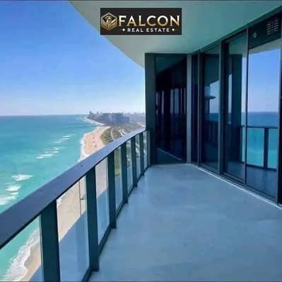 شاليه إطلالة خياليه وتريبل فيو sea &pool&land scape تميز شاليه عايم ع البحر – سكن واستثمار مضمون بالتقسيط علي اطول فتره ممكنه