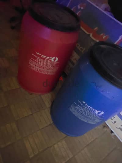 2برميل بلاستيك كبير 250لتر مكان حلويات