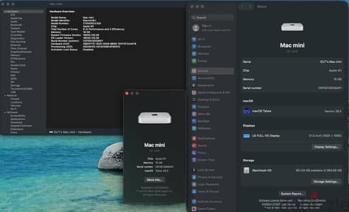 mac mini M1 with keyboard wireless & mouse wireless
