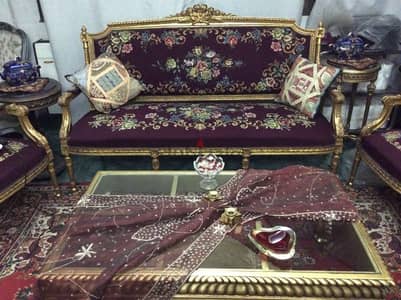 صالون اوبيسون فرنساوي اصلي شبه جديد 1/8