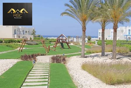 3 Bedroom Resale Chalet Corner for Sale in Mountain View North Coast Ras El Hekma - Paros Heights - Fully Finished Super Lux - Swimming pool view . . . .