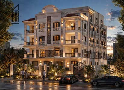 Prime Apartment  , Garden for Sale in Beit El Watan 6th District Second row from Mohamed Bin Zayed Axis