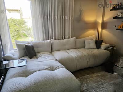 Luxury Modular Bouclé Sofa – Cloud Style Design