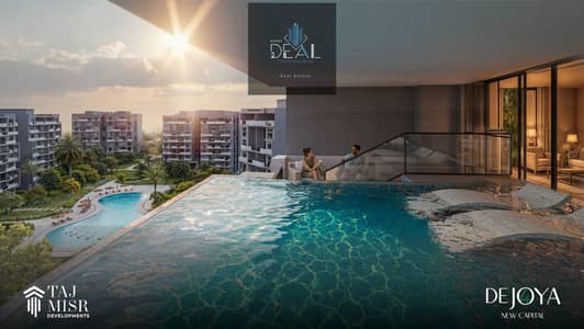 A distinctive apartment for sale with an open view in De Joya 4 compound, R8, New Administrative Capital.