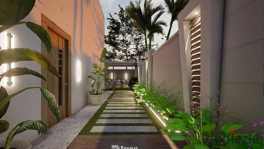 شقة أرضي بحديقة خاصة وإطلالة رائعة على اللاندسكيب في الشيخ زايد   في Rovan City…
