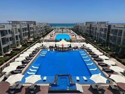 Own a luxurious chalet in Greek style on the most beautiful sandy beach in Sokhna