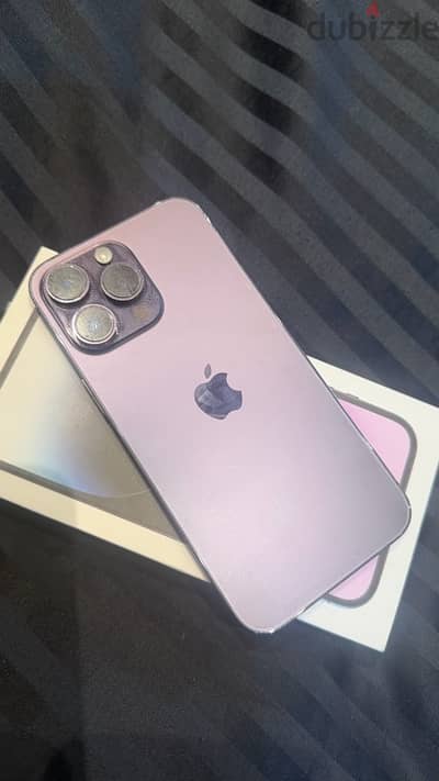 iPhone 14 Pro Max 256GB Deep Purple – شريحتين – معفي من الضريبة