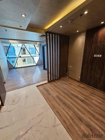 Distinguished administrative headquarters 120m fully finished for rent in the center of the largest companies in the strongest administrative building at Cairo Business Plaza, Fifth Settlement