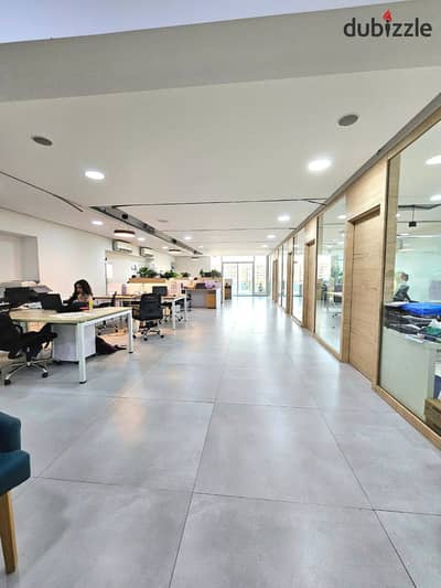 Distinctive office headquarters 290 m air-conditioned for rent in the strongest location on the ten directly in the Fifth Settlement