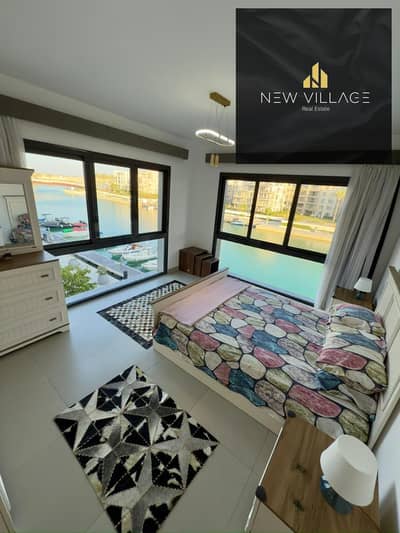 One Bedroom chalet for rent in marassi with Direct Canal View