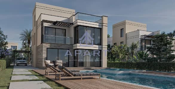 فيلا فاخرة 4 غرف بحري موقع مميز جدا للبيع بمقدم 5% وقسط على 10 سنوات في هايد بارك سنرال