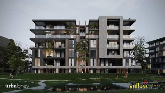 Apartment for Sale 177 sqm in Yellow Residence with 5 percent down payment Fifth Settlement New Cairo next to Rehab City and Family Park