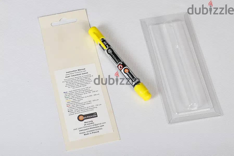قلم كشف دهان السيارات البولندى الرفيع بالضمان Paint Thickness 6