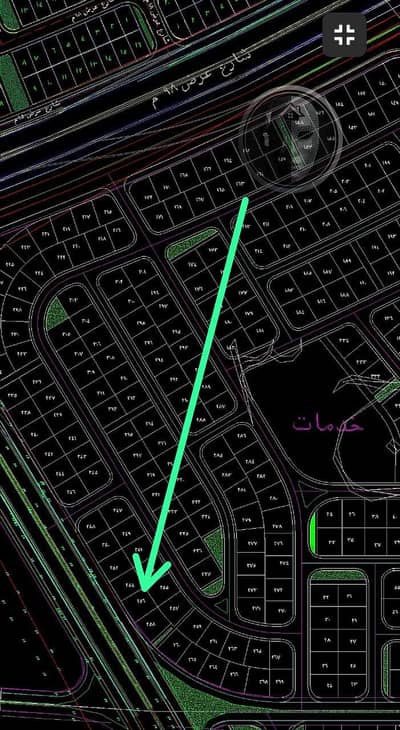 أرض 547م بالحي 17 - واجهة على شارع 52م - مستلمة وجاهزة للبناء فوراً