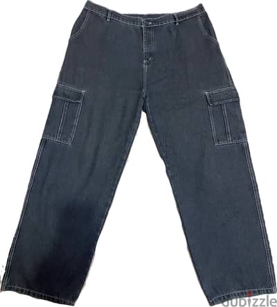 Clue Charcoal black cargo jeans