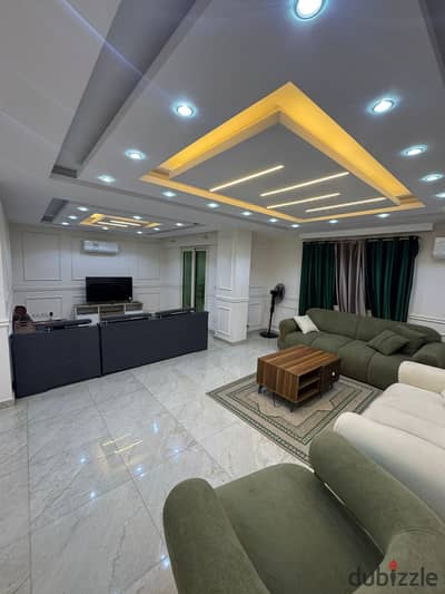 Furnished apartment for rent on Abdel Moneim Riad Street, 4 rooms, new tower