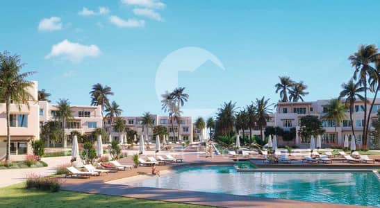 800K DownPayment Only Over 10 Years!! SeaFront 3 Bedrooms Chalet Fully Eqipped with ACs & Kitchen Cabients in Newest Launch in Ras ElHekma By OBMI