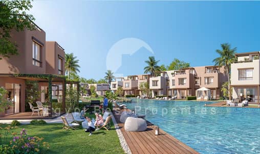 700K DownPayment Only Over 10 Years!! SeaFront Chalet Fully Eqipped with ACs & Kitchen Cabients in Newest Launch in Ras ElHekma By OBMI
