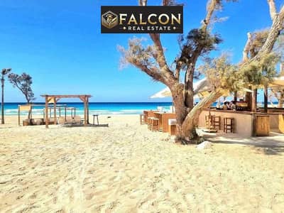 شاليه صف اول بحر Sea View للبيع فى قريه مرسى باغوش سيدى حنيش افضل بحر فى الساحل الشمالى بالتقسيط على 9 سنين لوكيشن مميز بجوار قريه سيلفر ساندس