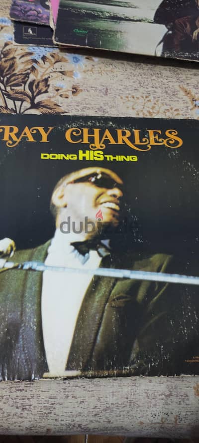 collection of vinyl records