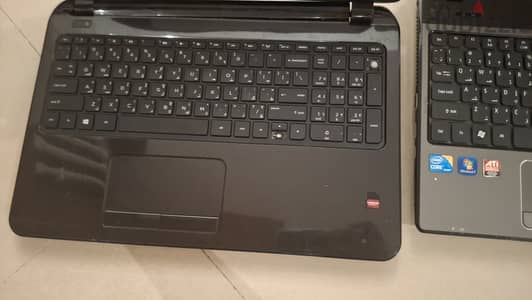 Hp laptop with charger and mouse and rgb keyboard
