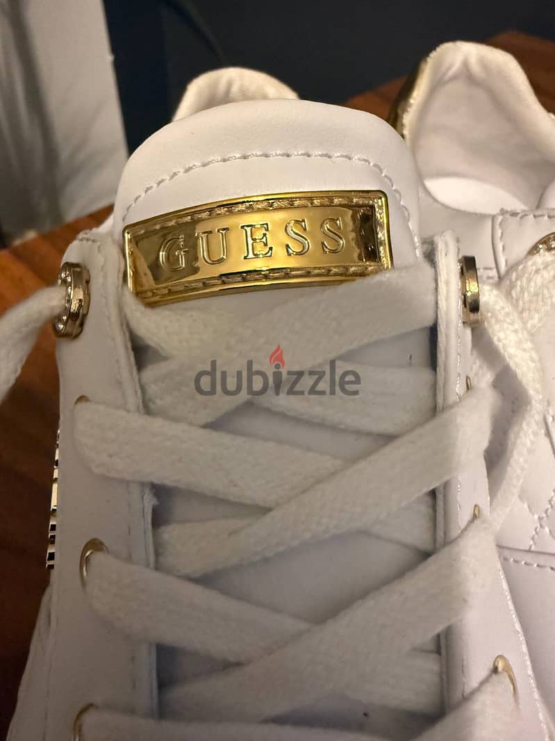 Original Guess white sneakers size 9 1