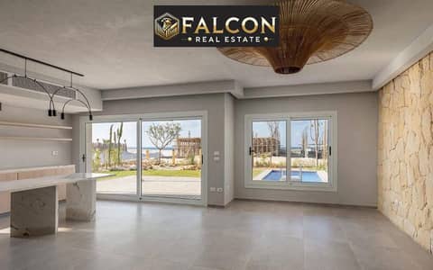 get now luxury villa for sale first row steps for sea (Private pool & Jacuzzi) next to Fouka Bay - Mountain View Ras El Hekma - Hacienda Bay - Marassi