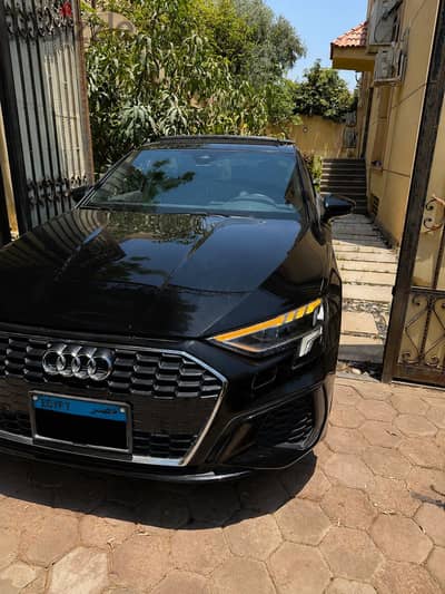 Audi A3 اعلي فئة كاملة ضمان ممتد و تامين شامل سنة