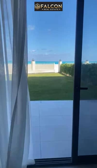 شالية VIP بافضل لوكيشن وفيو في العلمين MARINA دقايق من هاسيندا باطلالة مباشرة ع البحر صف اول بشاطئ خاص بجوار ابراج العلمين والحي اللاتيني - راس الحكمة