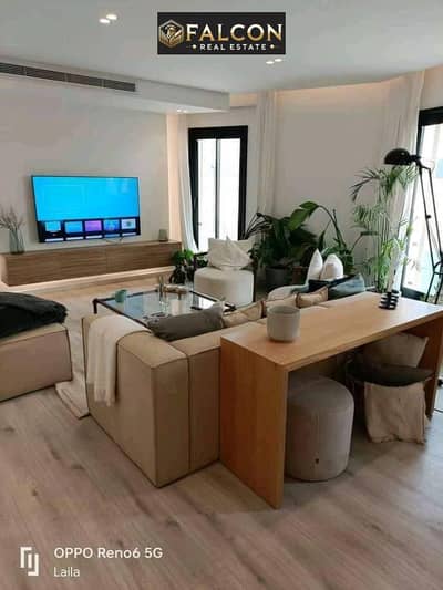 DP 250,000 or 50% discount, apt for sale in New Cairo, Sarai compound, on Suez Rd, beside Madinaty, mins from 5th Settlement, Al Burouj