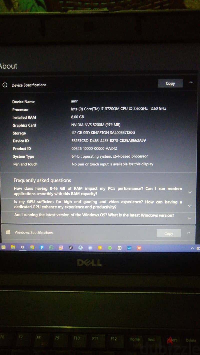dell latuid E6530 1