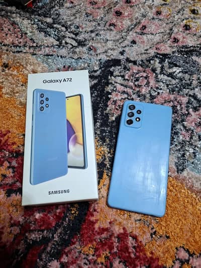 Samsung Galaxy A72 Awesome Blue سامسونج جالاكسي ايه ٧٢ اوسوم بلو سماوي