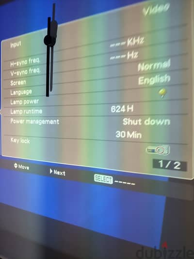 Data Show Panasonic PT-CX200 Ultra Short Throw بحالة ممتازة