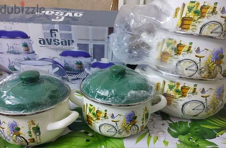 طقم حلل صاج خمس قطع