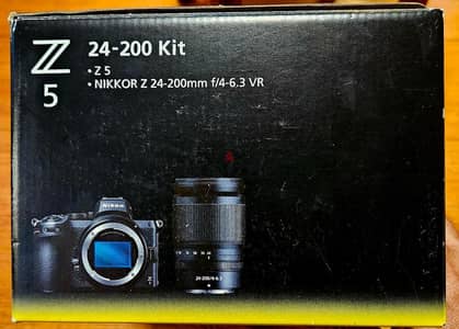 Nikon Z5 body with Nikkor 24-200mm lens