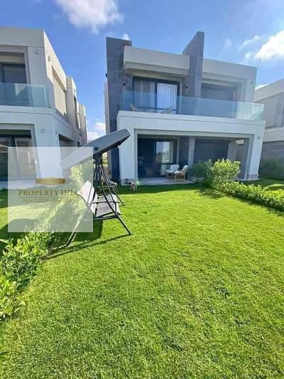 شاليه بجاردن جاهز للاستلام نازل من سعره النص بخصم كبير بفيو حلو جدا من لافيستا