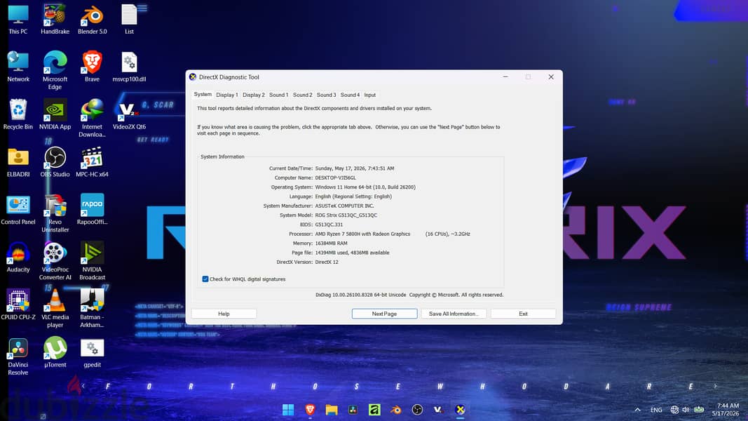 ASUS ROG STRIX 4