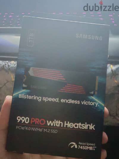 Samsung 990 Pro Heatsink 1TB PCIe 4.0 (up to 7,450MB/s) NVMe M. 2