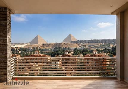 فيو بيتك علي الاهرامات استثمار بالدولار استديو للبيع في كومبوند فيو المتحف المصري و الاهرامات استثمار يومي 150 دولار