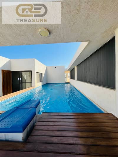 بنتهاوس مع حمام سباحه مفروش للإيجار في ليك فيوريزيدنس - القاهره الجديده -  Lake View Residence - new cairo
