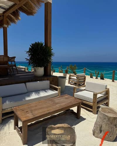 Chalet for sale in Sea Shore Ras El Hikma North Coast, fully finished, investment opportunity with Hyde Park company and the possibility of installments.